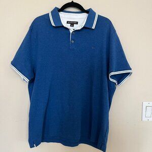 Michael Kors Men's Greenwich Logo Polo Shirt Blue Sz XXL